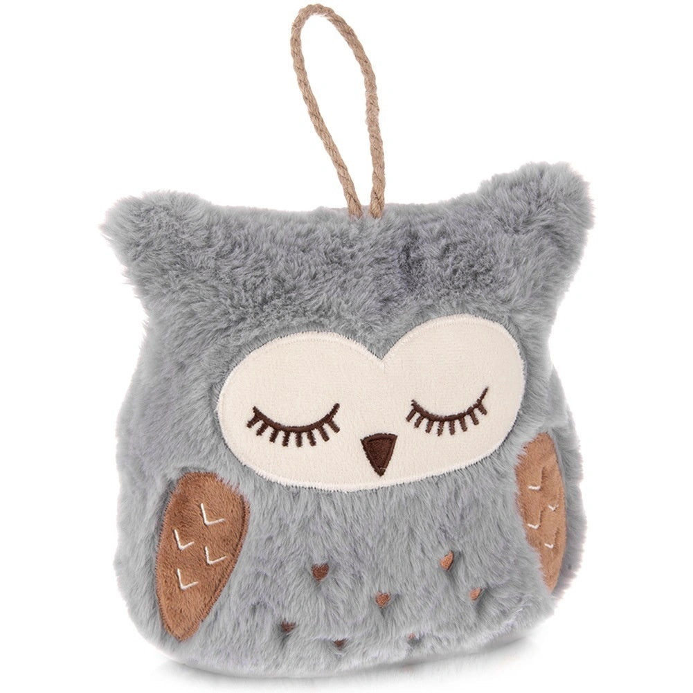 Owl-shaped Door Stopper, Gray, 18x10x20 Cm