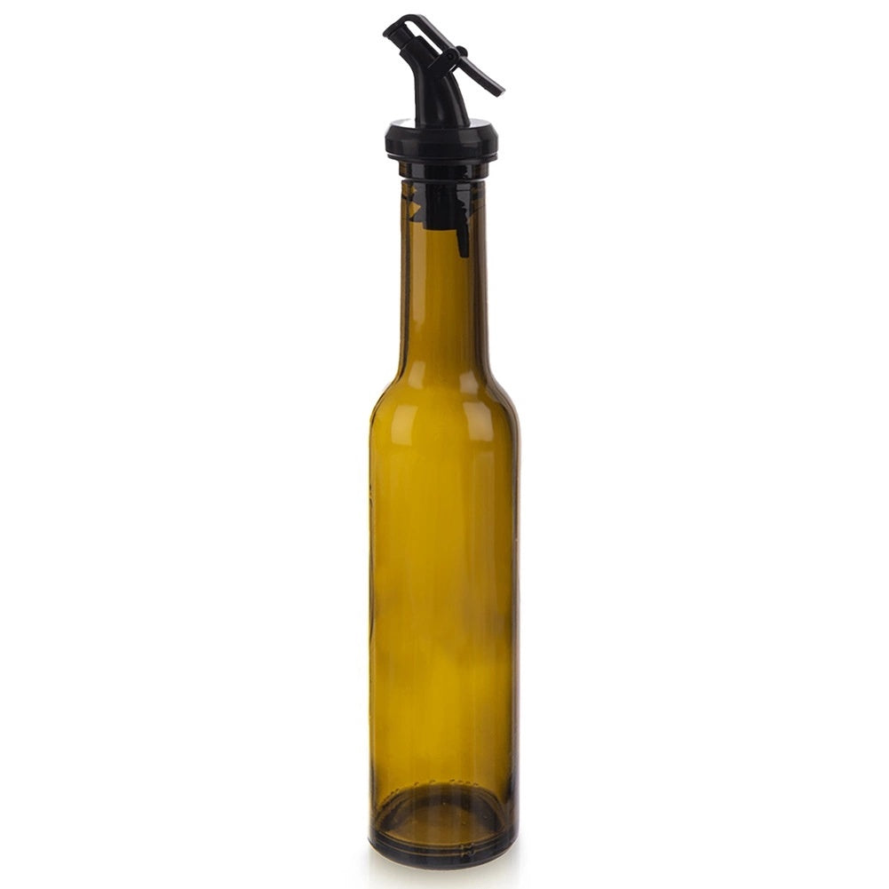 Oil & Vinegar Glass Bottle With Dispenser, 210 Ml