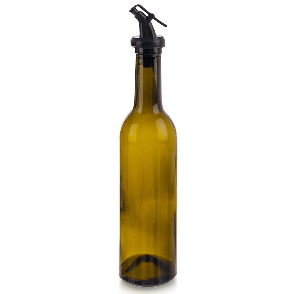 Oil Or Vinegar Bottle, Tinted Glass, 380 Ml