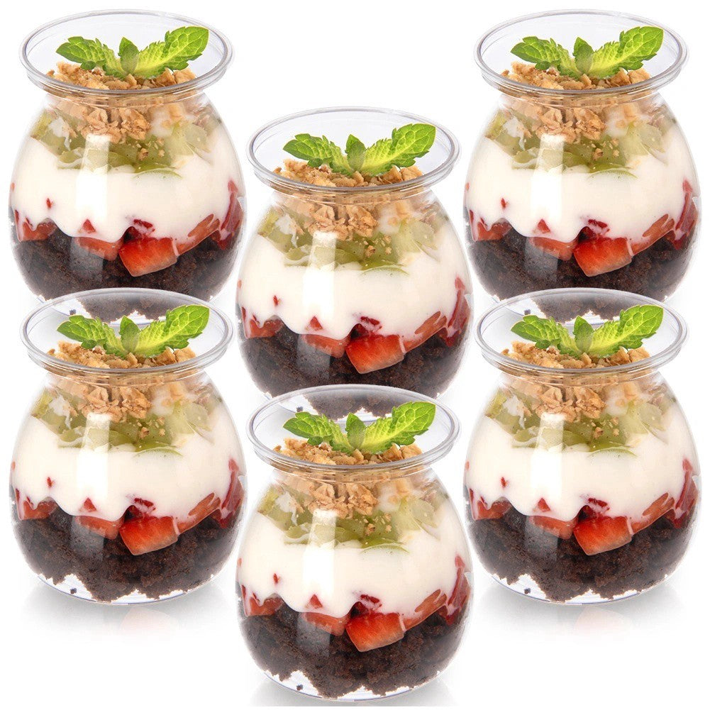 Dessert Cups 160ml, Set Of 6 - Reusable & Versatile
