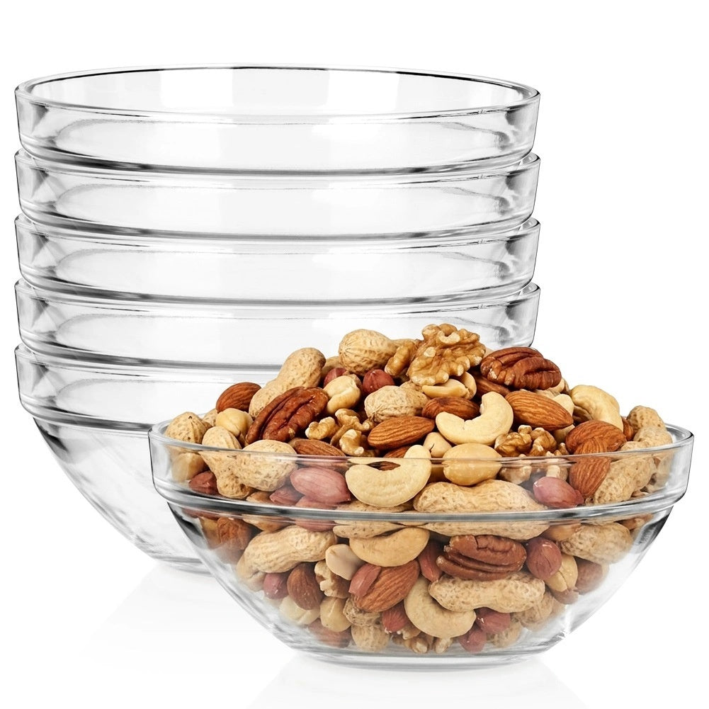 Glass Bowls Set, 17 Cm, 830 Ml, 6 Pieces