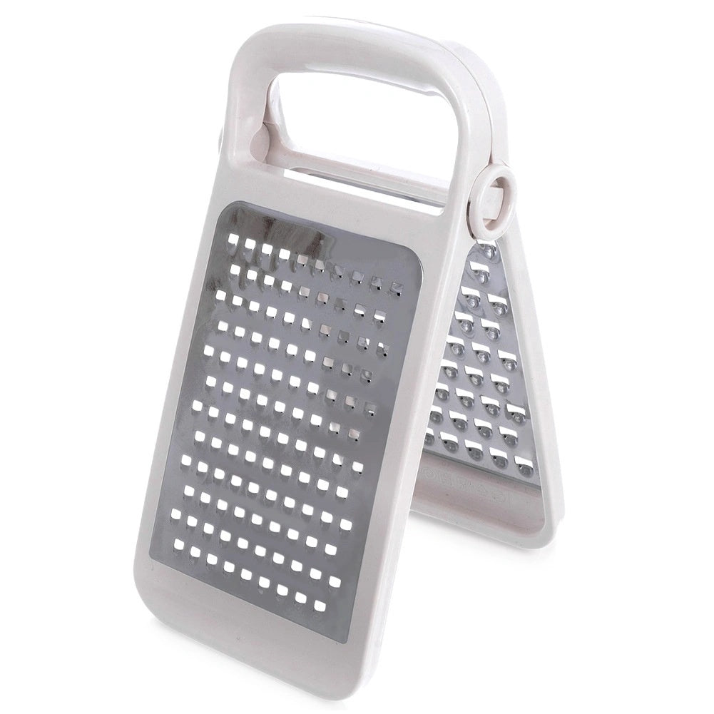 Foldable Steel Grater, Double-sided, 13x10x21 Cm