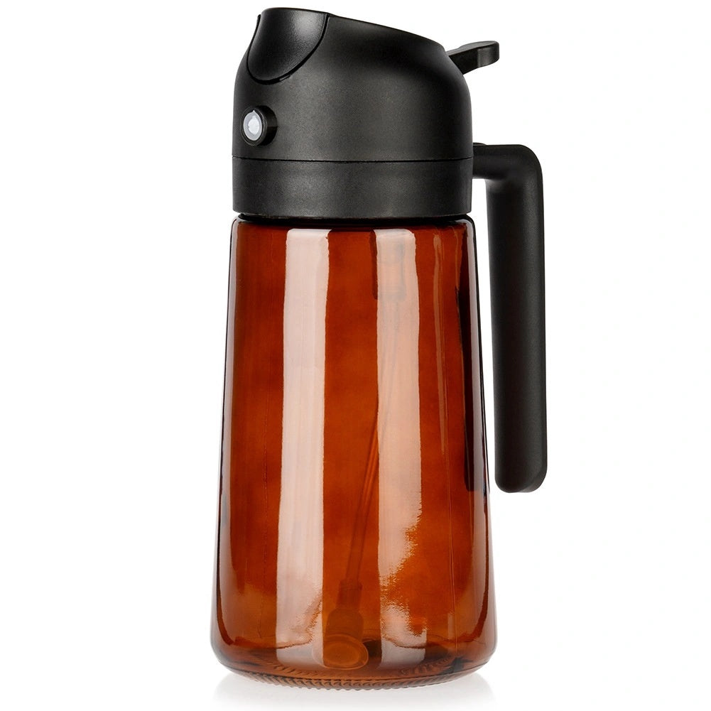 Glass Oil And Vinegar Sprayer, 450ml, Brown