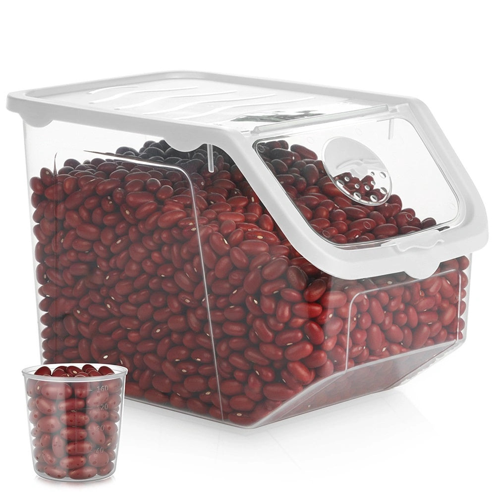 Vegetable Storage Container, 12l, Transparent With Lid