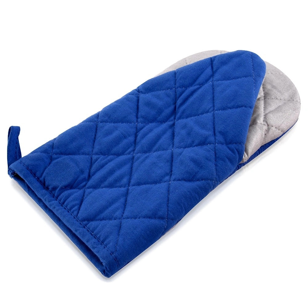 Blue Teflon Oven Glove, 25.5 Cm, Heat Resistant