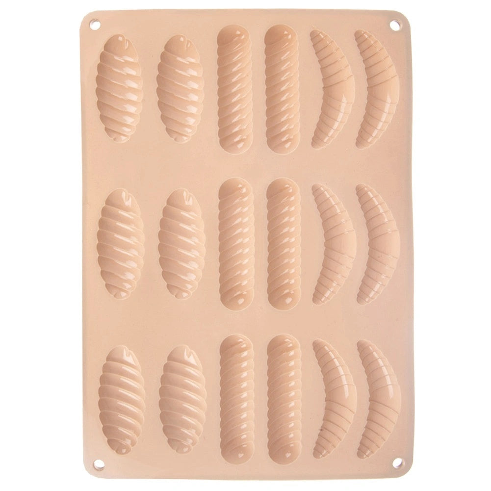 Silicone Cookie & Praline Mold, Beige, 33x24.5x1 Cm