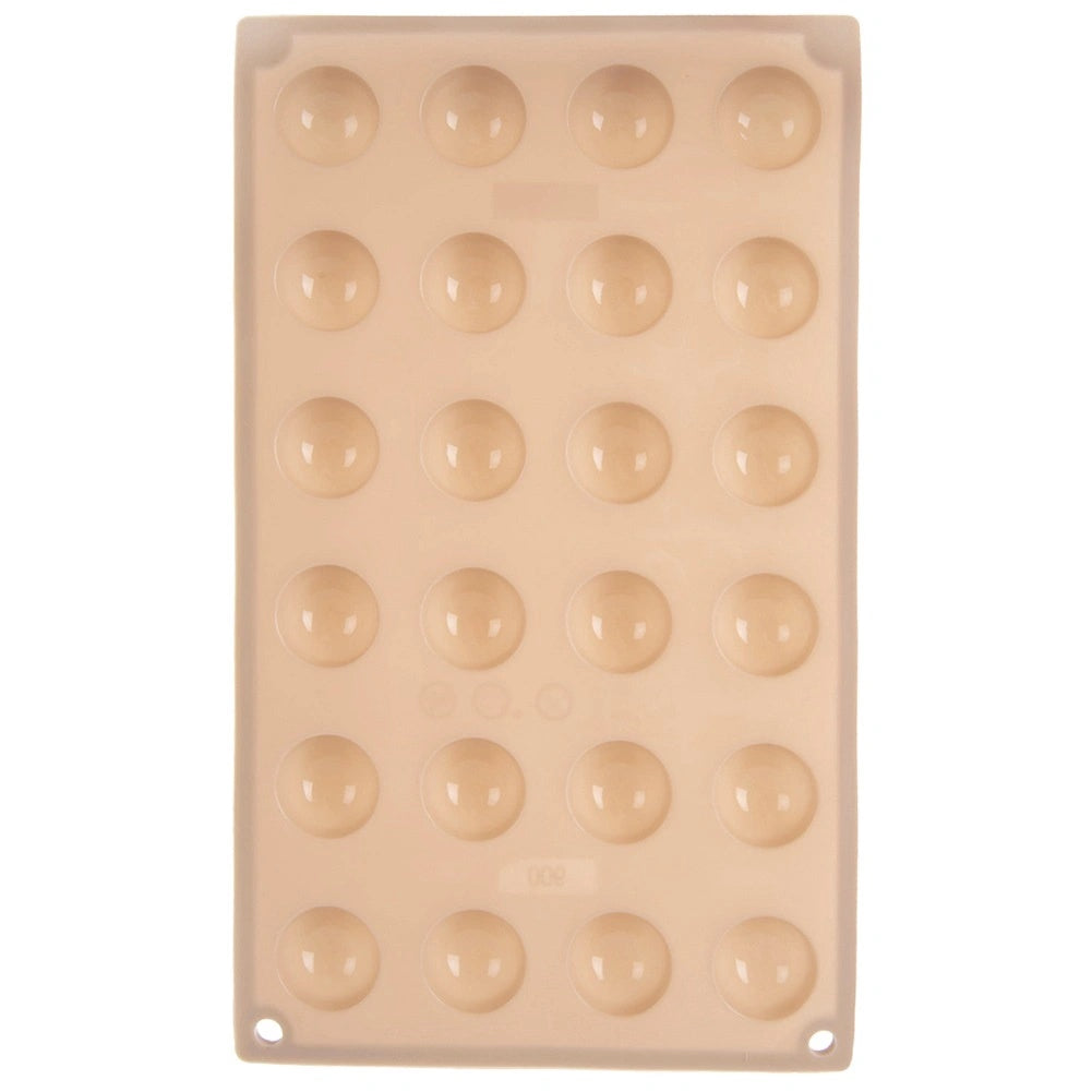 Silicone Candy Mold, Beige, 24 Pralines, 30x17.5 Cm