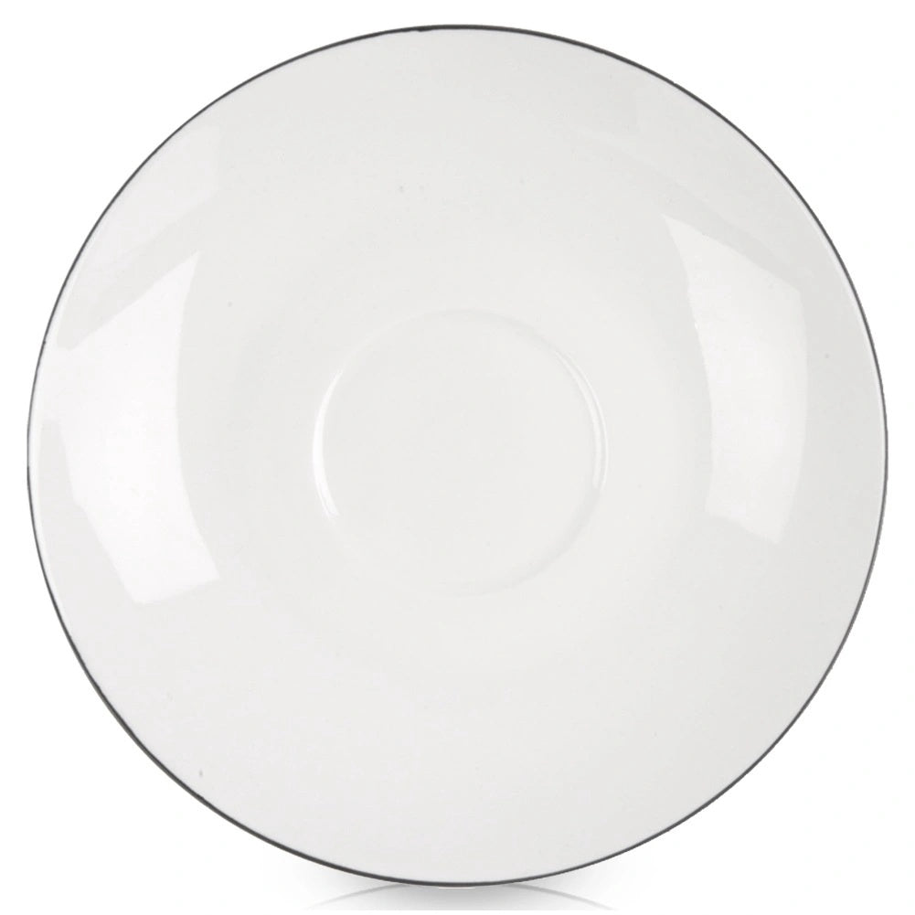 Porcelain Saucer, White, 15 Cm, Dishwasher Safe