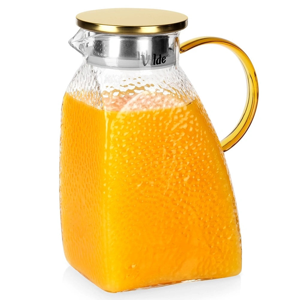 Glass Pitcher With Lid, Borosilicate, 1.8l, Narrow