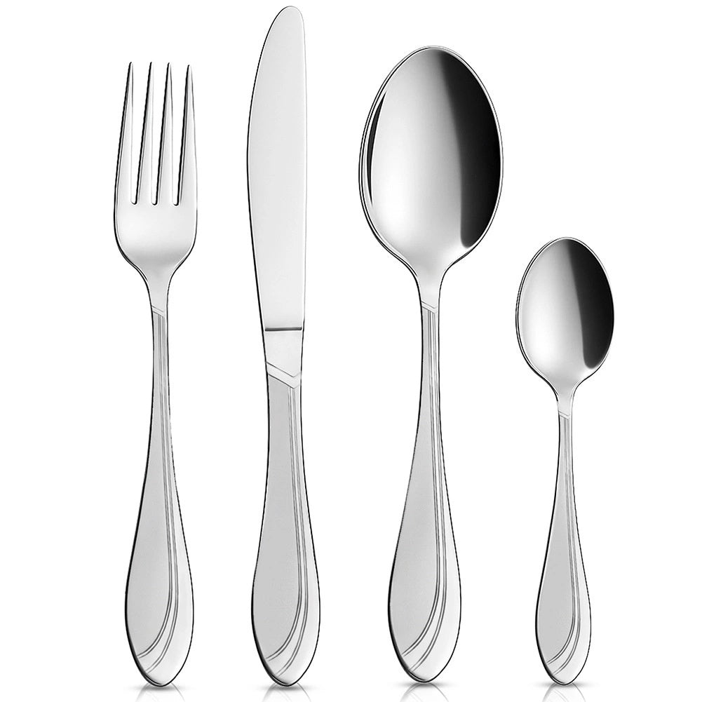 Stainless Steel Cutlery Set For 6 - 24 Piece
