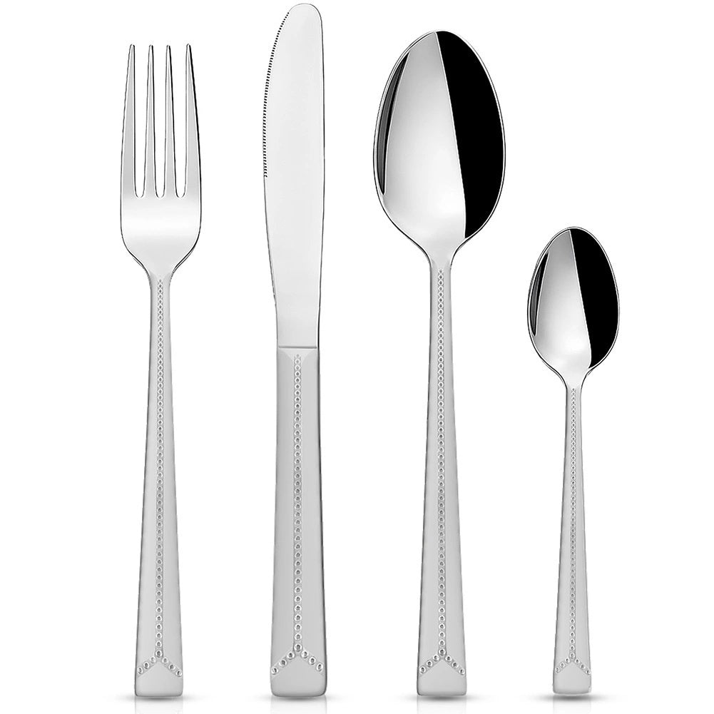 Stainless Steel 24-piece Cutlery Set For 6 People