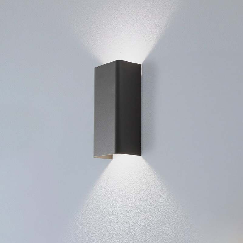 [gebraucht] B-ware Nowodvorski Lighting Wandleuchte Bergen Hellgrau 23 Cm Gu10 Dimmbar Ip20