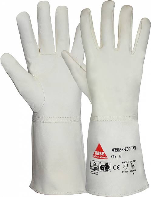 Hase Weser Eco-Tan® Schweißerhandschuh aus Ziegennappaleder Größe 11