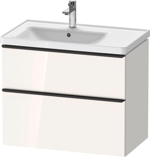 Duravit Waschtischunterschrank D-Neo 78,4x45,2cm, 1 Kast, B L, sw/w hgl