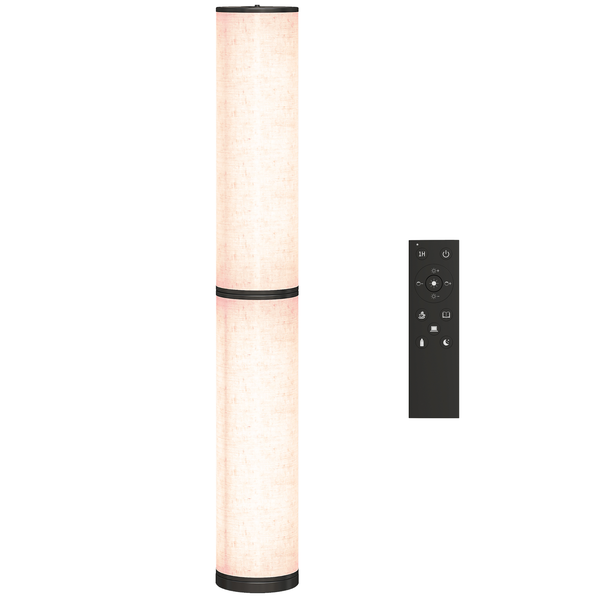 Moderne Wohnzimmer-kuchenlampe Mit Einstellbarer Farbtemperatur, Magnetischer Fernbedienung, Timer, Beige