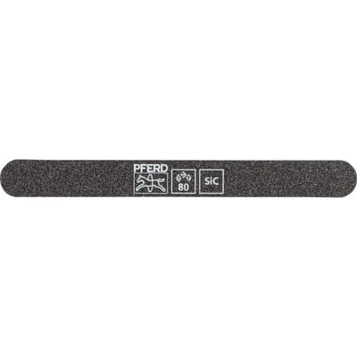Pferd Schleiffeile SF-R147-15-5 flexibel, 147x15x5mm, SiC K 80, runde Enden