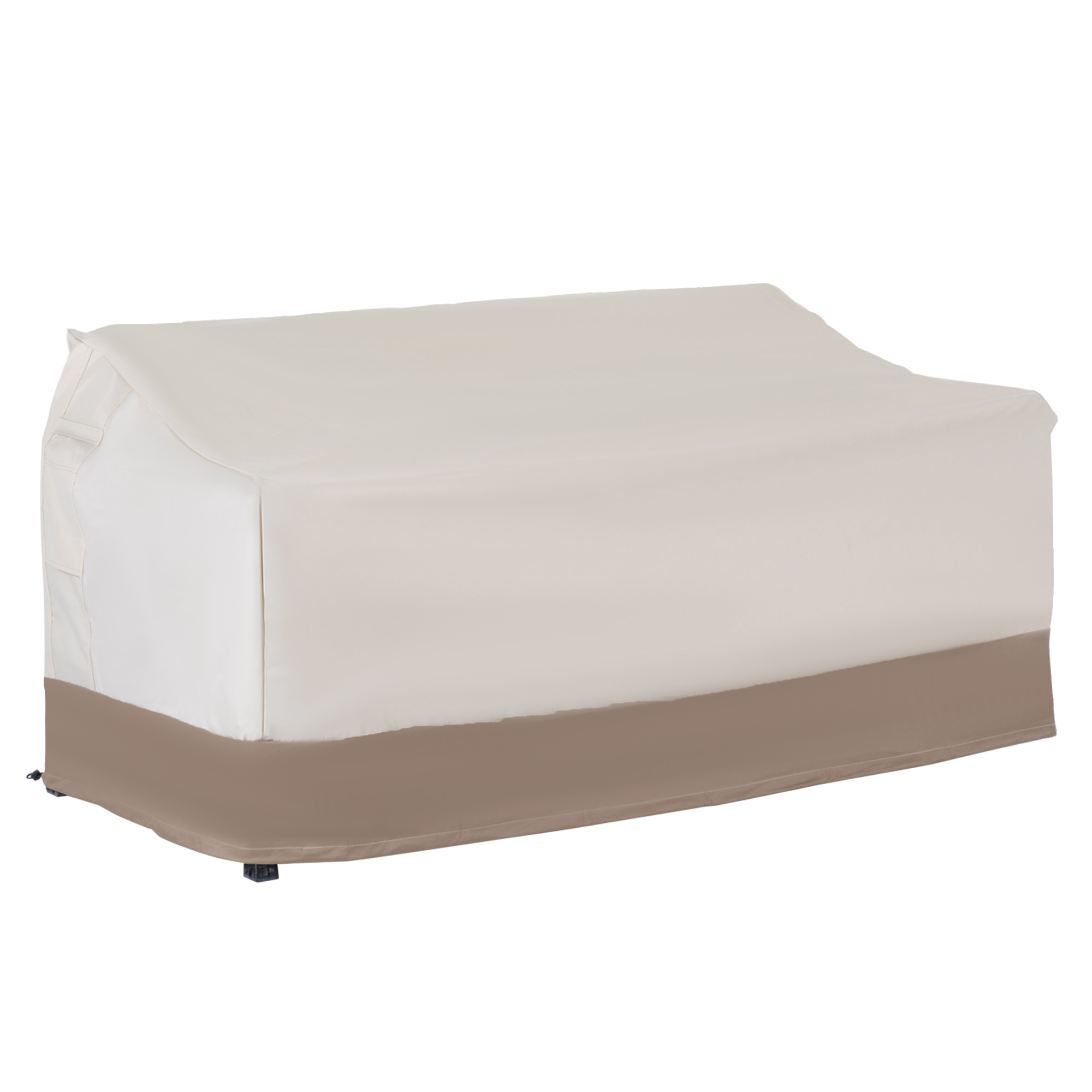 Schutzhülle Für 2-3-sitzer-bank, Möbelabdeckung, Wasserdichter Schutz Für Den Garten Vor Regen Und Sonne, 152 X 87 X 59/79 Cm, 600d Oxford-gewebe