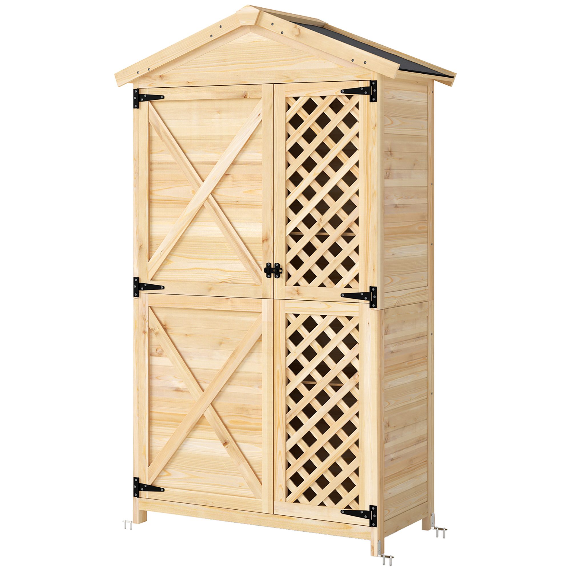 Außenschrank: Casetta Giardino Mit Porta Ventilata Und Kit Antiribaltamento.