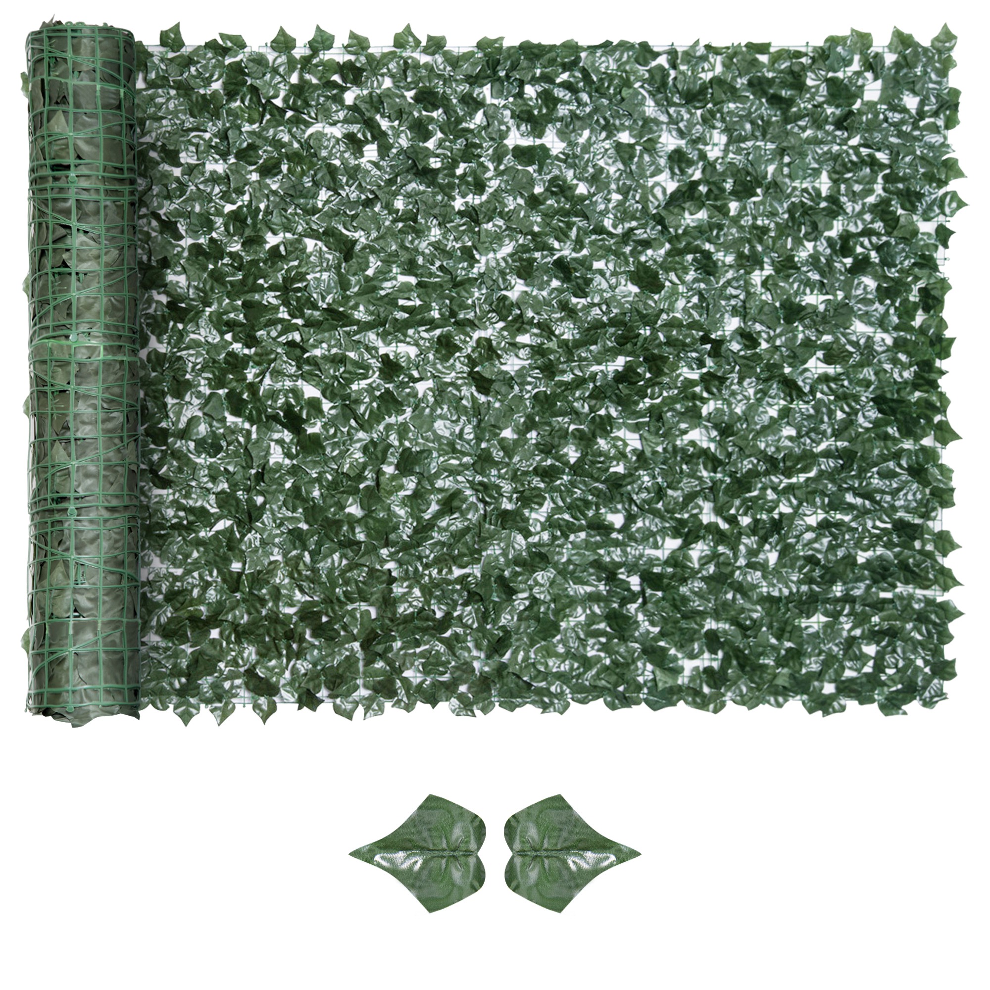 Künstliche Hecke, Sichtschutz Mit Uv-schutz, Grüner Sichtschutz Für Balkon, Zaun Mit Laubwerk, Künstliche Hecke, Künstliche Wand 300 X 150 Cm Für Garten Und Hochzeit