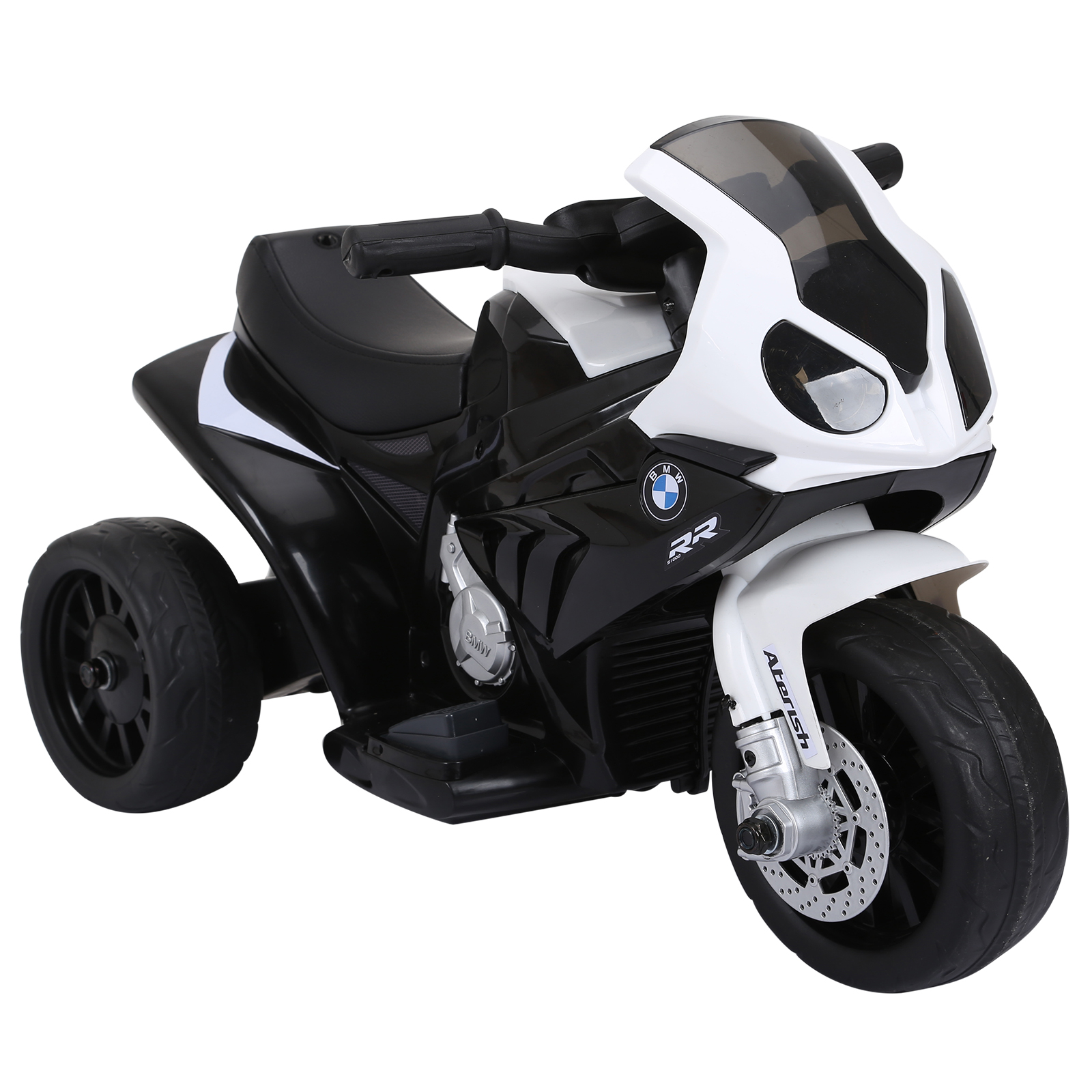 Elektromotorrad Für Kinder Bis 20 Kg Mit Bmw-führerschein, Dreiradantrieb, 6-v-akku, Farbe: Schwarz, Maße: 66 X 37 X 44 Cm