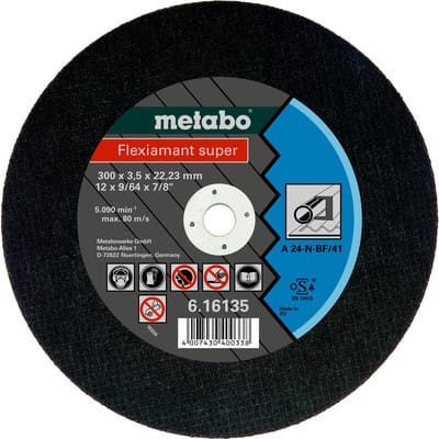 Metabo Flexiamant super 300x3,5x20,0 Stahl, Trennscheibe, gerade Ausführung
