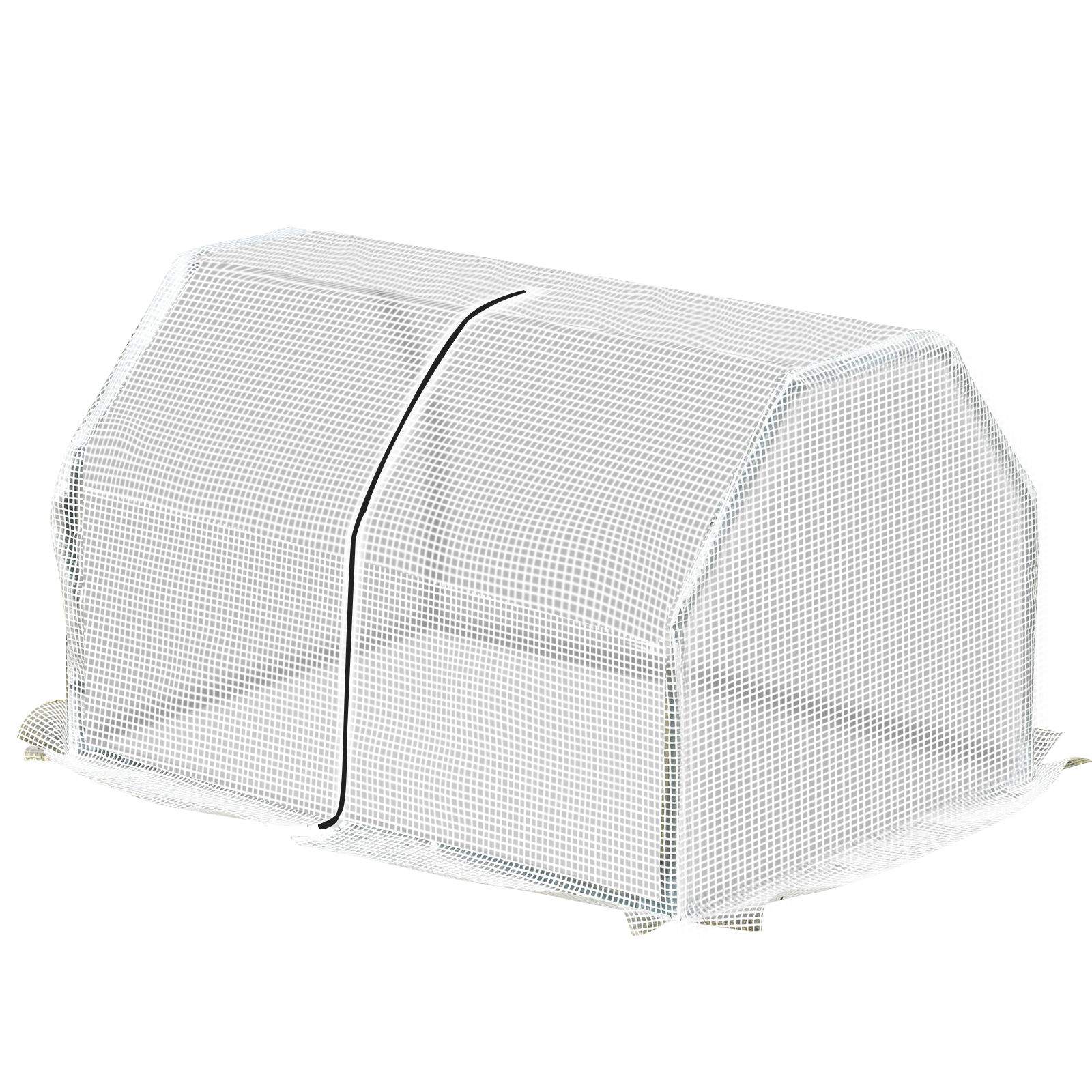 Mini-gewächshaus, Wetterfest, Leicht Zu Transportieren, 99 Cm X 71 Cm X 60 Cm, Anzuchttunnel, Grün