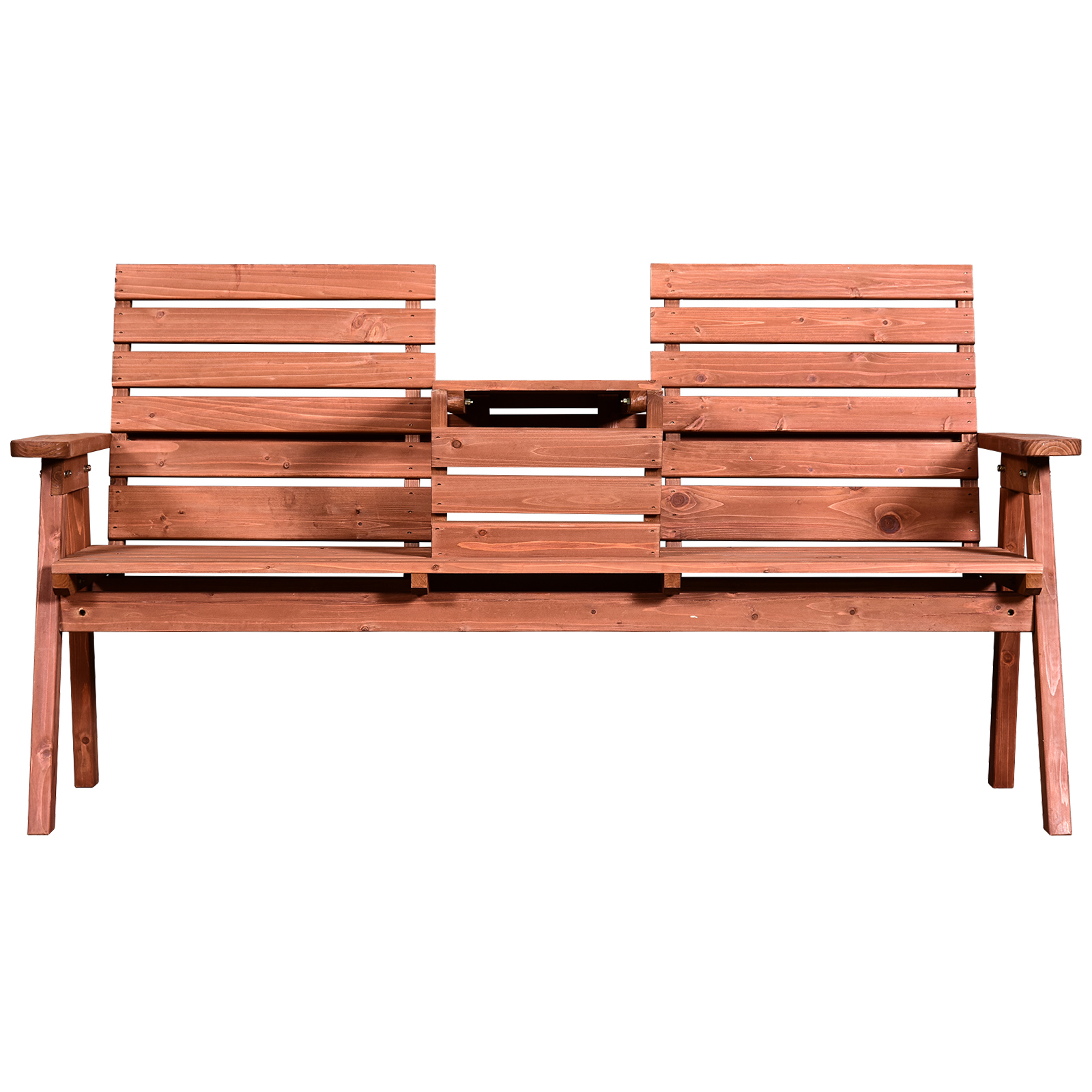 Gartenbank Aus Tannenholz, 2-/3-sitzer, Umbaubar, 160 X 68 X 92 Cm