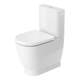 Duravit Stand-WC, Tiefspüler D-Code 37x60cm, 4,5 l, Abgang waagerecht, weiß