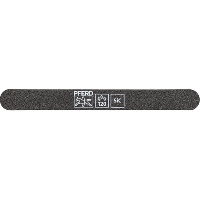 Pferd Schleiffeile SF-R147-15-5 flexibel, 147x15x5mm, SiC K 120, runde Enden