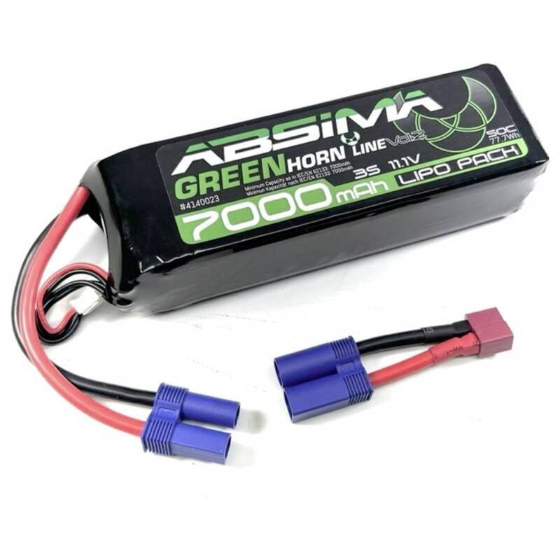 [gebraucht] B-ware Absima Modellbau-akkupack Lipo 11.1v 7000mah 50c Stick Ec5 Stecker Für
