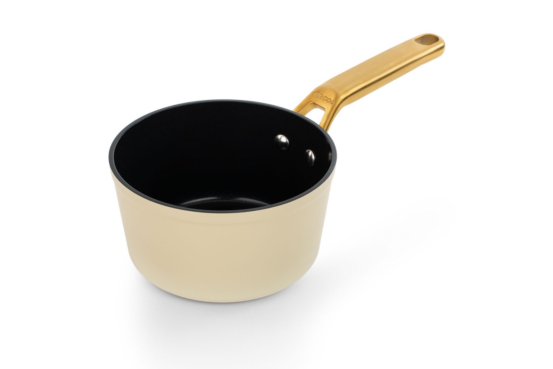 [gebraucht] Keramik-kasserolle 16 Cm Mit Antihaftbeschichtung Arcos 16 Cm Samoa Iconic Series - Farbe Beige