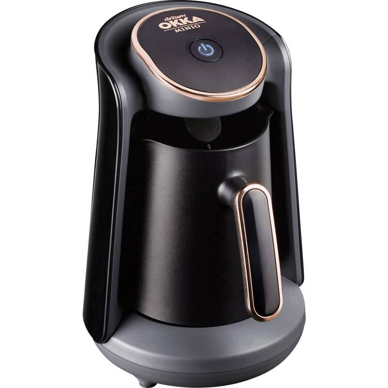 [gebraucht] B-ware Arzum Mokka-kaffeemaschine Kaffeeautomat Okka Minio Schwarz Kupfer 1-4 Tassen