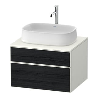 Duravit Waschtischunterschrank Zencha 65x55cm, 1 Lad, E sw/we m, k Einr-Sys