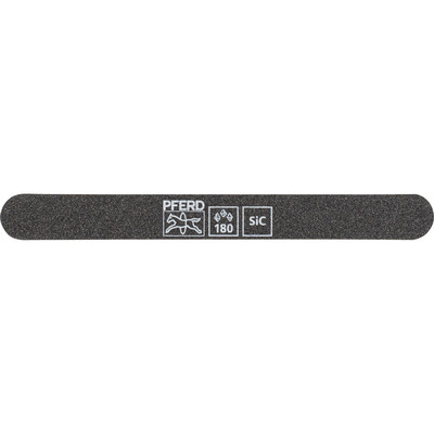 Pferd Schleiffeile SF-R147-15-5 flexibel, 147x15x5mm, SiC K 180, runde Enden