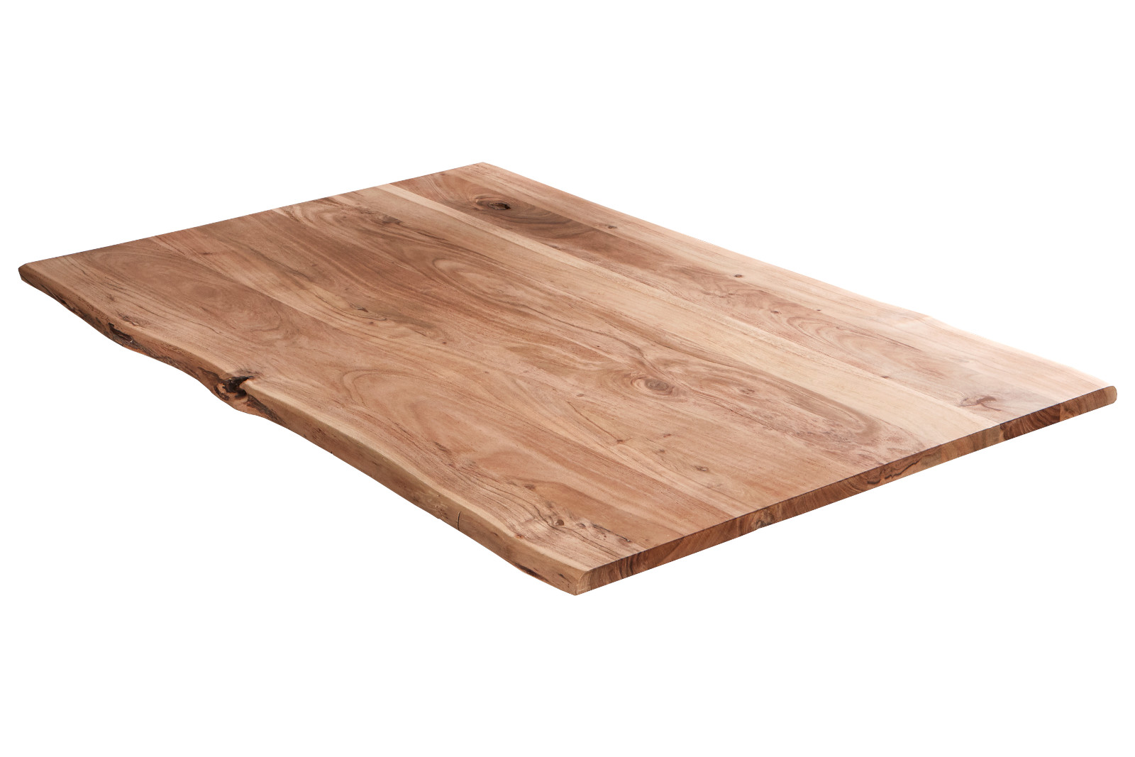 Tischplatte Baumkante Massiv Akazie Natur 160 X 85 Milo