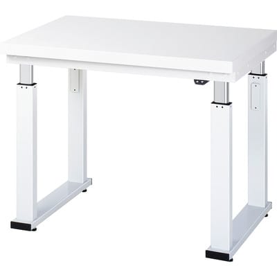 RAU Werkbank adlatus 600 elektrisch höhenverstellbar Arbeitsplatte mit Hartlaminat-Belag 1000 mm x 700 mm