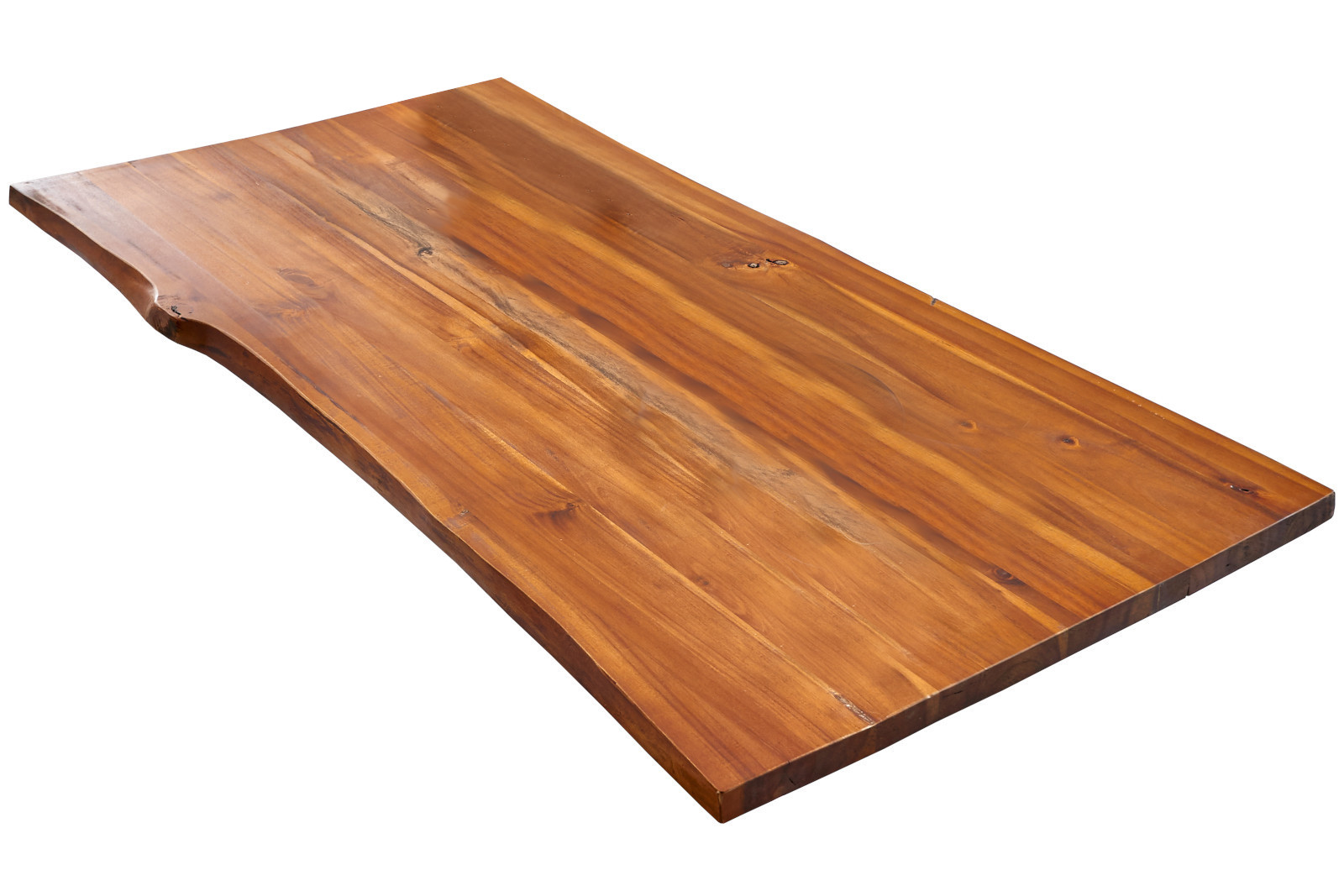 Tischplatte Baumkante Akazie Cognac 160 X 85 Cm Imka