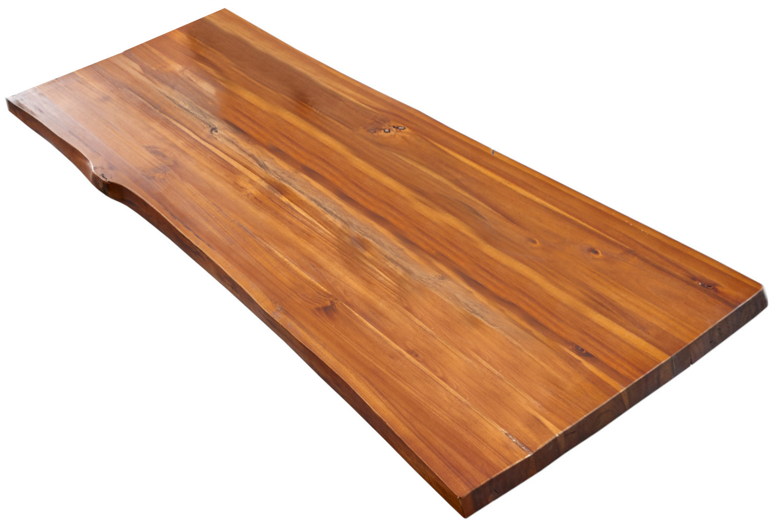 Tischplatte Baumkante Akazie Cognac 200 X 100 Cm Imka