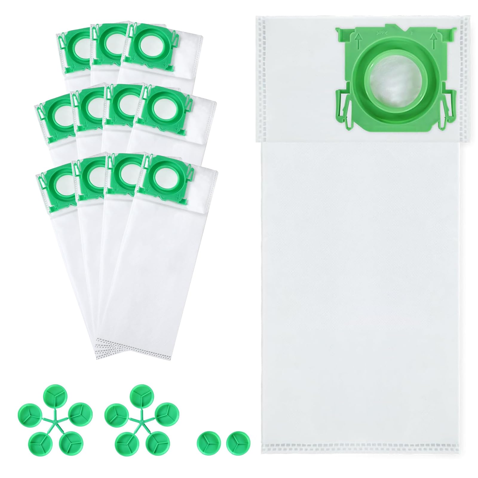 Packung Mit 12 K1 Staubsaugerbeuteln Für Sebo Air Belt K1, K1-serie, K3, Einweg-staubbeutel Mit Großem Fassungsvermögen
