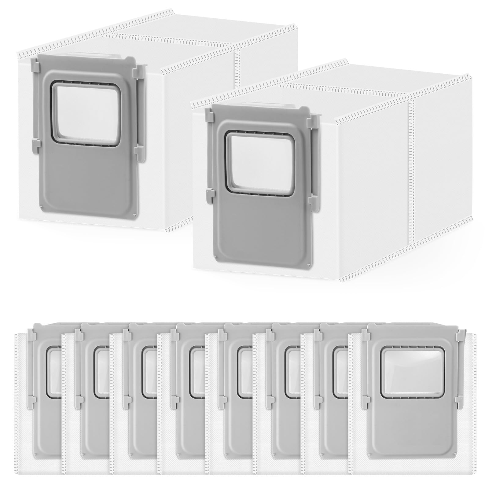 10er-pack Staubbeutel Für Dji Romo A/romo S/romo P Staubsauger – Großes Fassungsvermögen – Vliesstoff – 3 L