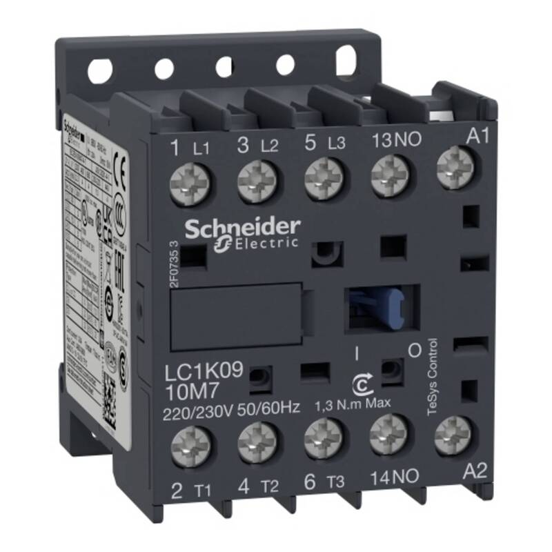 [neuwertig] B-ware Schneider Electric Leistungsschütz Lc1k0910b7 440w 24v 9a 3polig Power Rail
