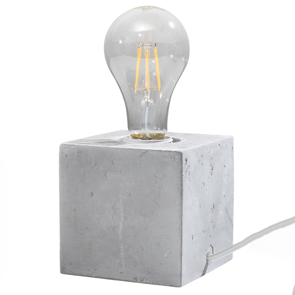 Schreibtischlampen Ariz Grau 1xe27 10cm Beton Sollux
