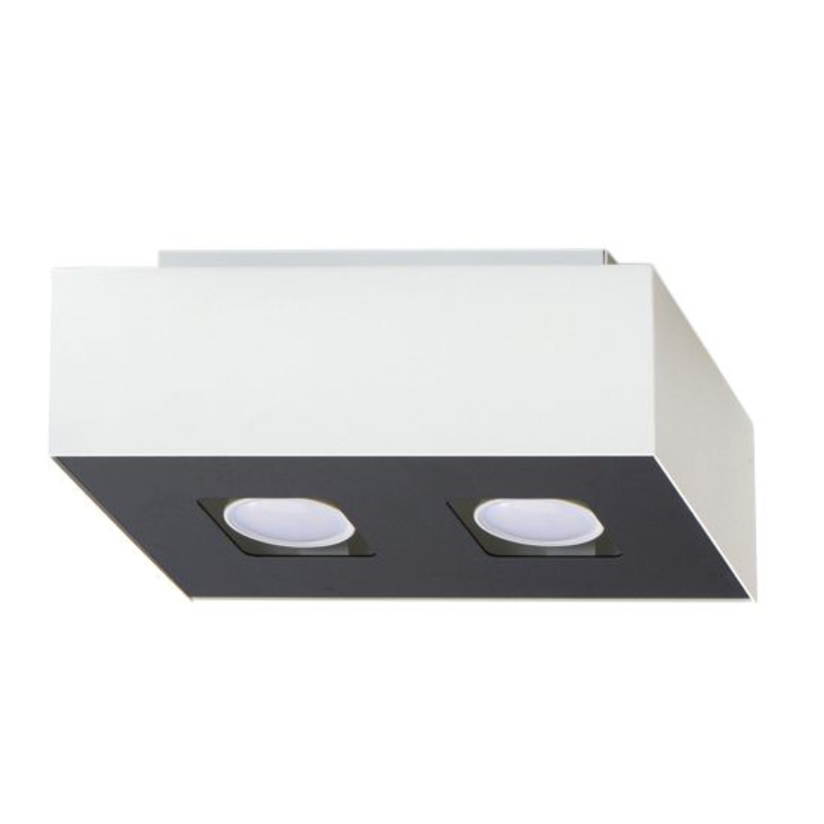 Deckenlampen Mono 2xgu10 24cm Stahl Sollux