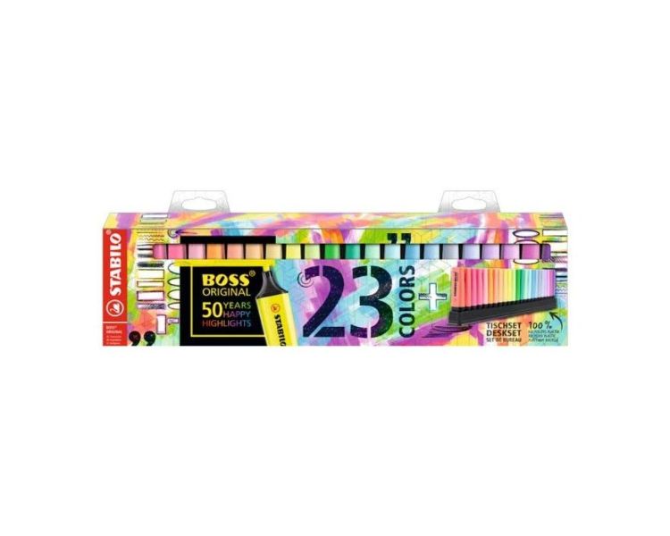 [gebraucht] Stabilo Boss Original Marker 23 Stück Spitze De Chisel Multicolour