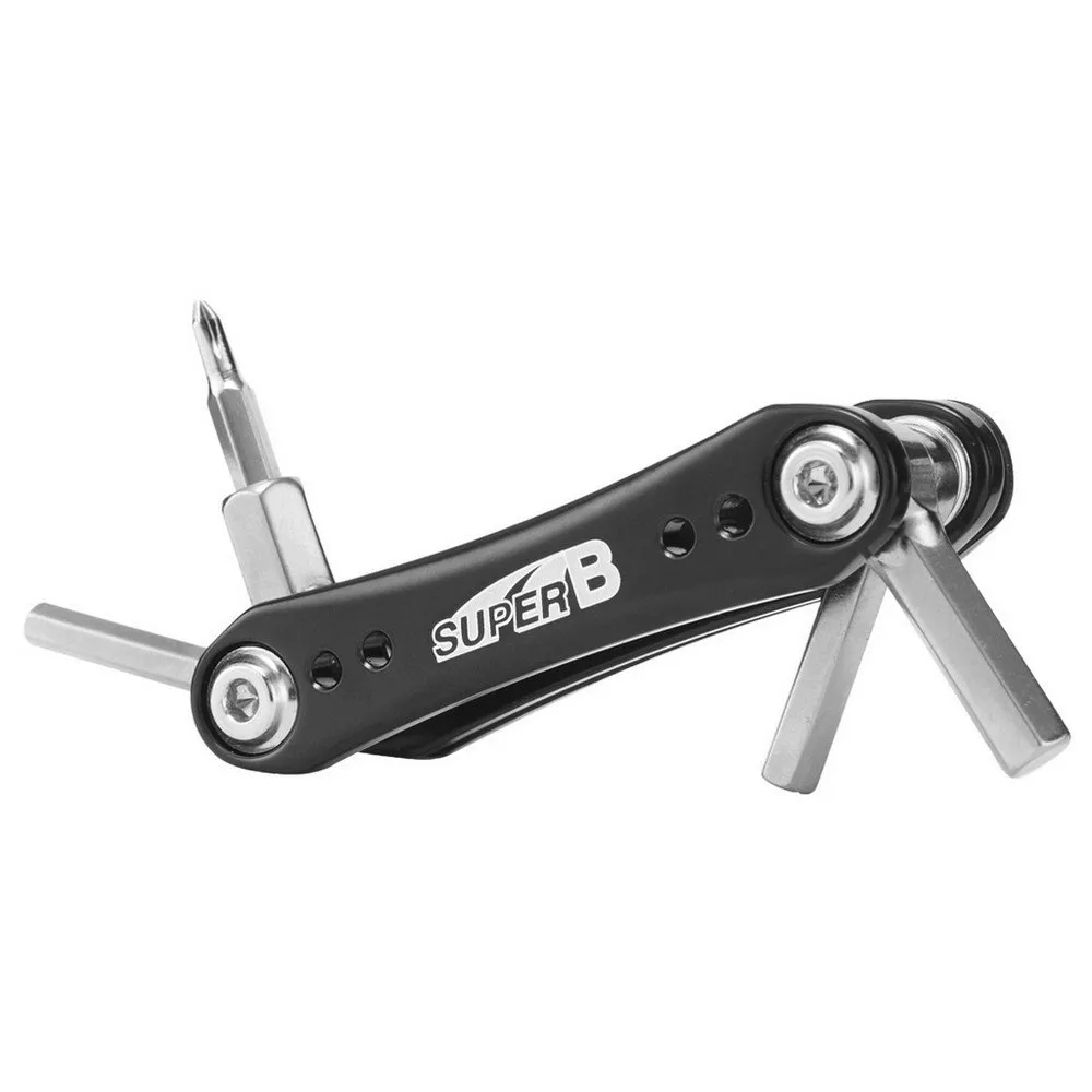 Multitool Super-b Tb-fd10-black 7 Werkzeuge Faltbar Langlebig