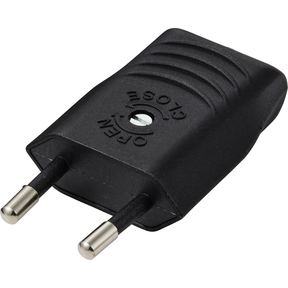Sygonix Sy-7279264 Eurostecker Plastik 230 V/ac Schwarz