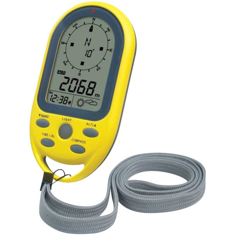 [neuwertig] B-ware Technoline Höhenmesser Ea 3050 Gelb 300-1100 Mbar Inkl. Cr 2032 Knopfzellen