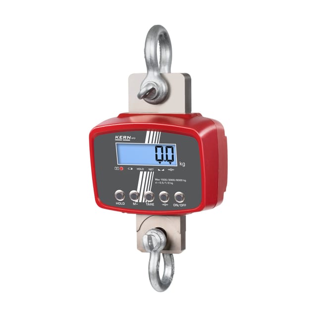 Kern Kranwaage HFD 1T-4+C kalibriert, Max= 300 | 600 | 1500 kg, d = 100 | 200 | 500 g