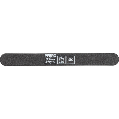 Pferd Schleiffeile SF-R147-15-5 flexibel, 147x15x5mm, SiC K 240, runde Enden