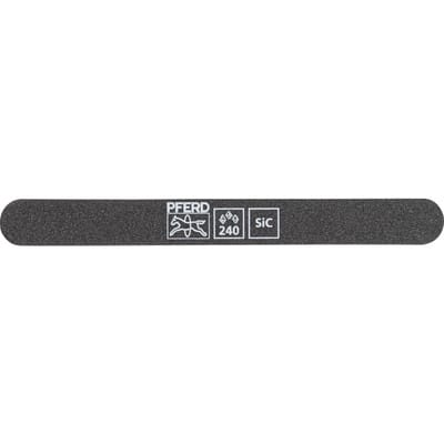 Pferd Schleiffeile SF-R147-15-5 flexibel, 147x15x5mm, SiC K 240, runde Enden